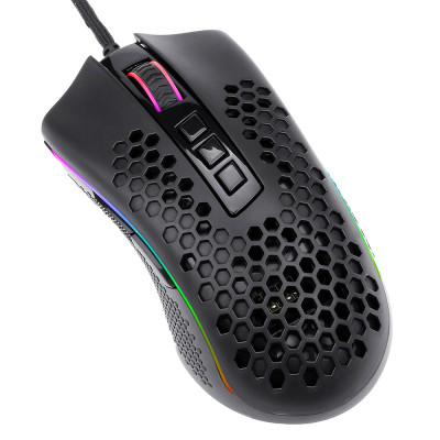 Мишка Redragon Storm M808 RGB Optical, ігрова, 12400dpi., 7кн., Ultralight чорна Мишка Redragon Storm M808 RGB Optical, ігрова, 12400dpi., 7кн., Ultralight чорна