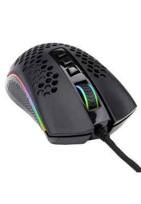 Мишка Redragon Storm M808 RGB Optical, ігрова, 12400dpi., 7кн., Ultralight чорна