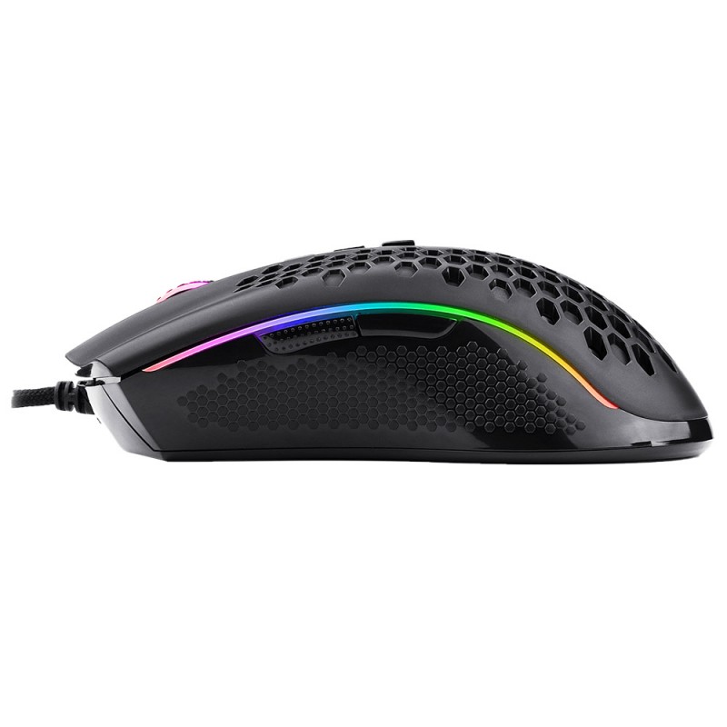 Мишка Redragon Storm M808 RGB Optical, ігрова, 12400dpi., 7кн., Ultralight чорна