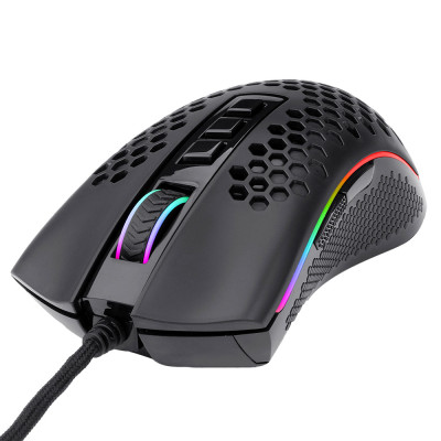 Мишка Redragon Storm M808 RGB Optical, ігрова, 12400dpi., 7кн., Ultralight чорна Мишка Redragon Storm M808 RGB Optical, ігрова, 12400dpi., 7кн., Ultralight чорна