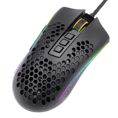 Мишка Redragon Storm M808 RGB Optical, ігрова, 12400dpi., 7кн., Ultralight чорна Мишка Redragon Storm M808 RGB Optical, ігрова, 12400dpi., 7кн., Ultralight чорна