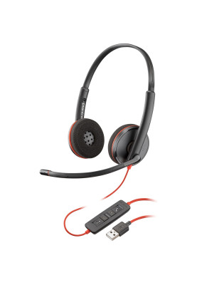 Гарнітура Poly BlackWire C3220 USB-A Bulk Stereo
