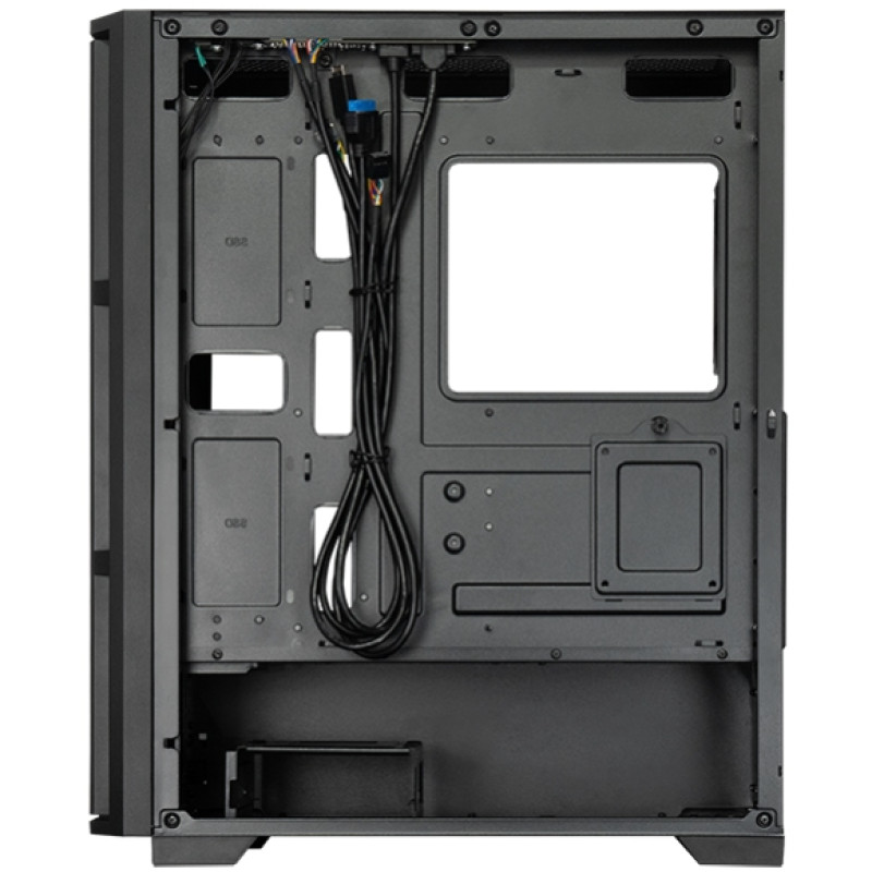 Корпус Chieftec Pro Midi Q AS-01B-OP ATX, без БЖ, Black