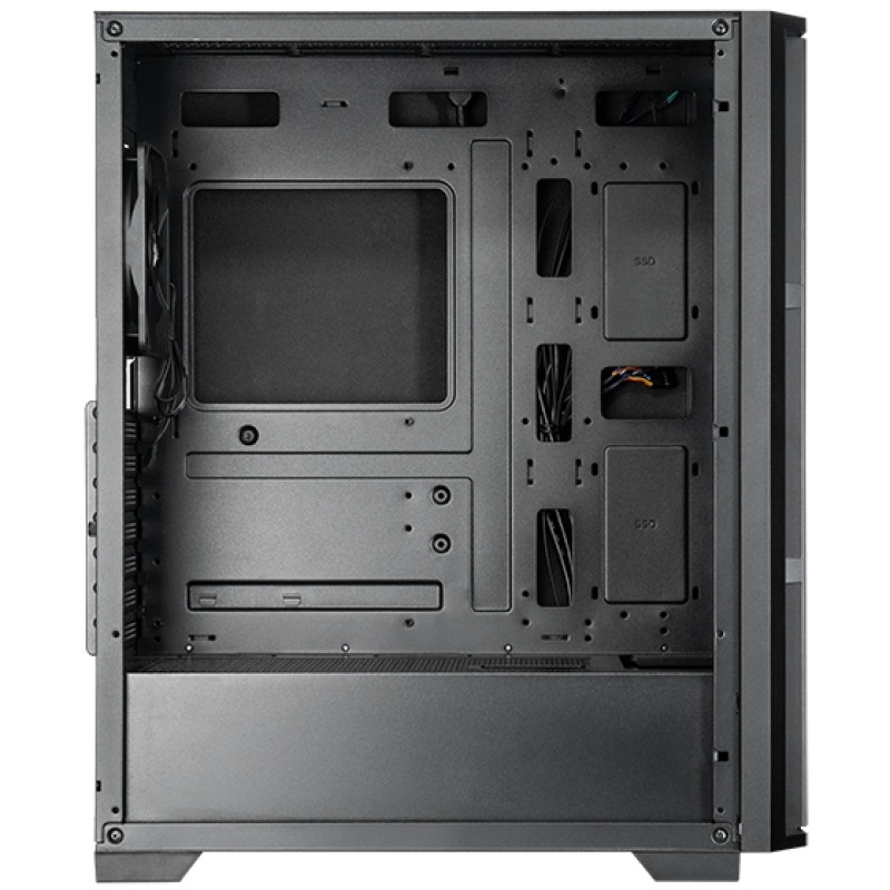 Корпус Chieftec Pro Midi Q AS-01B-OP ATX, без БЖ, Black