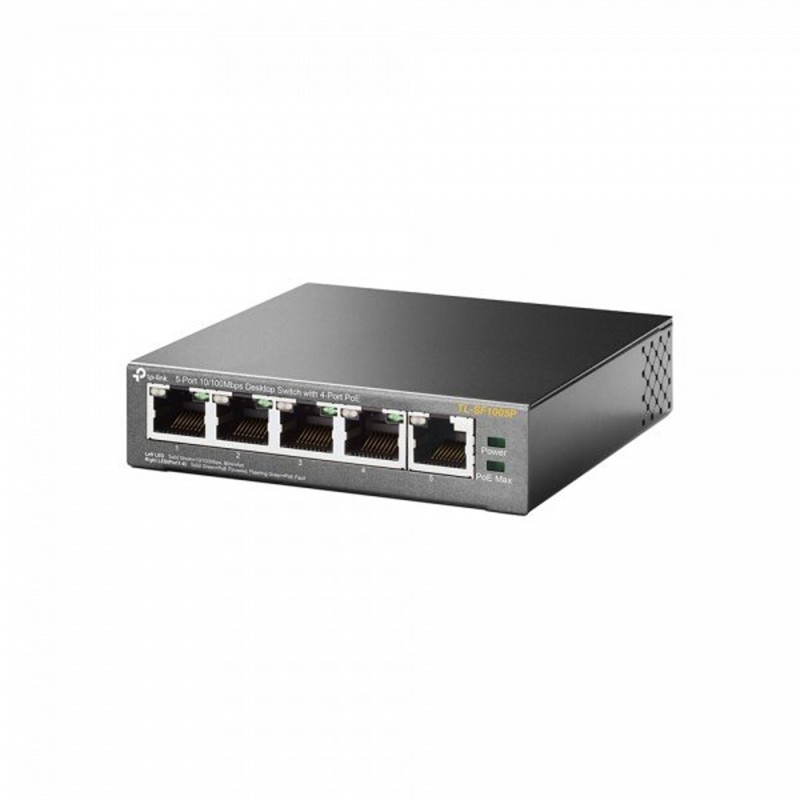 Комутатор TP-Link TL-SF1005P, 5x10/100 Fast Ethernet, FE/4xPoE 56W