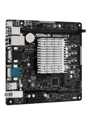 ASRock N100DC-ITX (Quad-Core N100 3.4GHz, 1xDDR4 DIMM, VGA/HDMI, 1*PCIe, 2xSATA3, M.2, GLan, miniITX