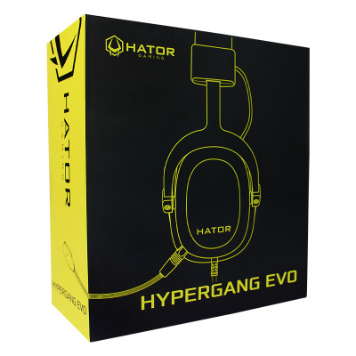 Ігрова гарнiтура Hator Hypergang Evo Black
