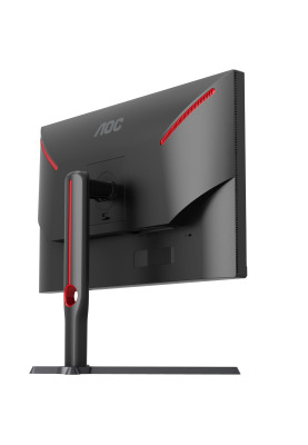 TFT 27" AOC Q27G3XMN/BK, MiniLED QHD IPS, 180Hz, 1ms, 2xHDMI, DP, HAS, Pivot, чорно-червоний