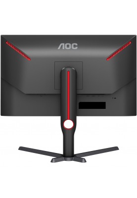 TFT 27" AOC Q27G3XMN/BK, MiniLED QHD IPS, 180Hz, 1ms, 2xHDMI, DP, HAS, Pivot, чорно-червоний