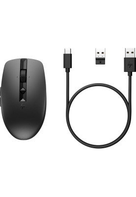 Мишка бездротова HP 710 Rechargeable Silent, 7 кн., up to 3000 dpi чорна