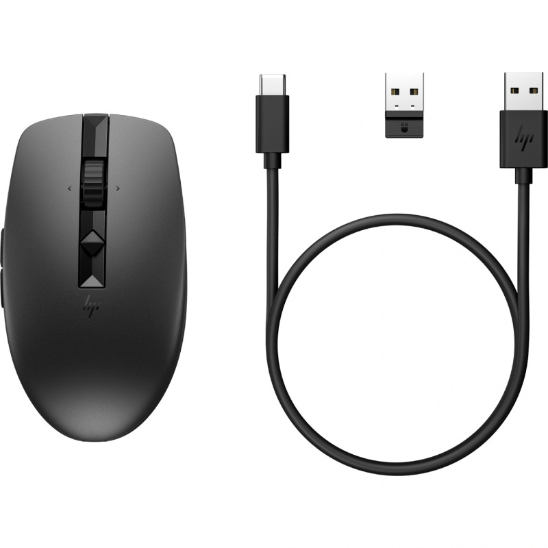 Мишка бездротова HP 710 Rechargeable Silent, 7 кн., up to 3000 dpi чорна