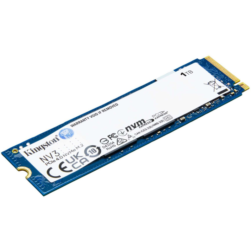 SSD 1TB Kingston NV3 M.2 2280 PCIe 4.0 x4 NVMe