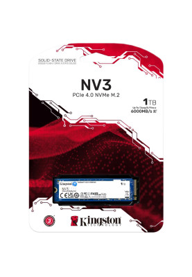 SSD 1TB Kingston NV3 M.2 2280 PCIe 4.0 x4 NVMe