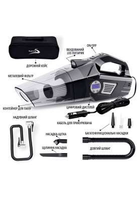 Автомобільний пилосос Aspiring Windstorm 2 with inflator 2 in 1