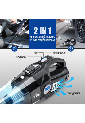 Автомобільний пилосос Aspiring Windstorm 2 with inflator 2 in 1