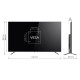 TV 65 Kivi 65U730QB UHD/DLED/T2/Android 11/2 x 10W/HDMI/Wi-Fi/VESA 300x300 M6//Black