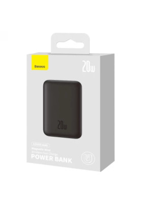 УМБ Baseus Magnetic Wireless Mini 10000mAh 20W Type-C, PD,QC Black