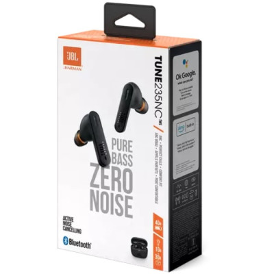 Навушники з мікрофоном JBL TWS T235 NC Black JBLT235NCTWSBLK
