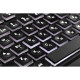 Клавіатура 2E KS120 біла підсвітка USB чорна
