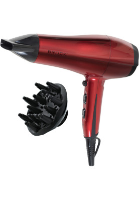 Фен BROCK HD 8302 RD 2200Вт/ 2 швидкості/ Cool shot/ іонізація/ складна ручка/ червоний