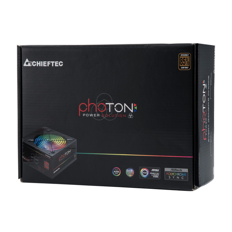 БЖ 750W Chieftec PHOTON CTG-750C-RGB, 120mm, >85%, Modular, Retail Box