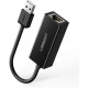 Перехідник USB 2.0 Type-A --> Ethernet RJ45 100Mb CR110 UGREEN чорний