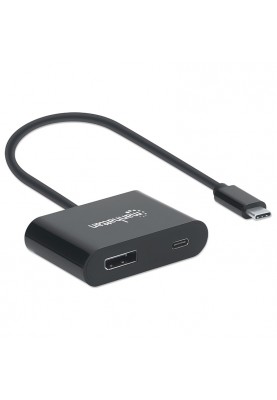 Док-станція USB3.1 Type-C --> DisplayPort(Thunderbolt 3)/PD 60W/Black Manhattan