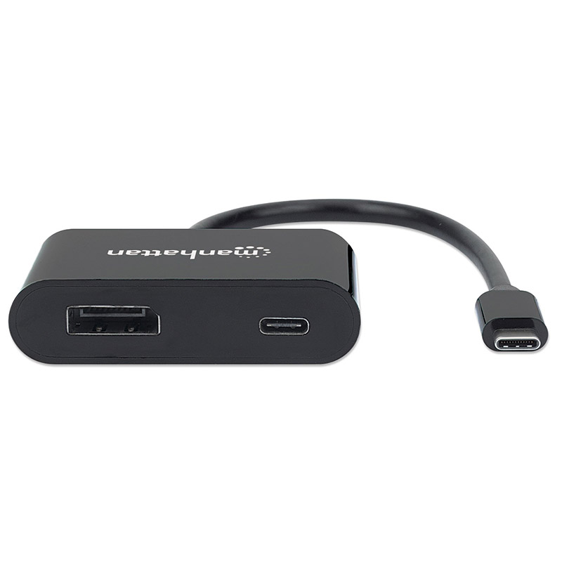 Док-станція USB3.1 Type-C --> DisplayPort(Thunderbolt 3)/PD 60W/ Black Manhattan