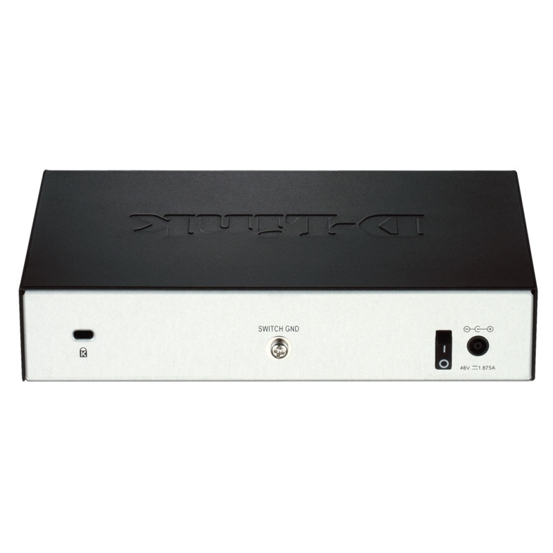 Комутатор D-Link DES-1210-08P (8 PoE ports 10/100Mbps) настроюваний WebSmart III, металевий корпус, 7.5’’