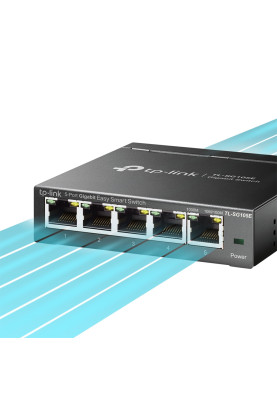 Комутатор TP-Link TL-SG105E, Easy Smart 5 портів 10/100/1000 Мбіт/с