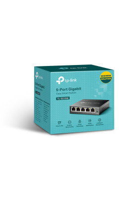 Комутатор TP-Link TL-SG105E, Easy Smart 5 портів 10/100/1000 Мбіт/с