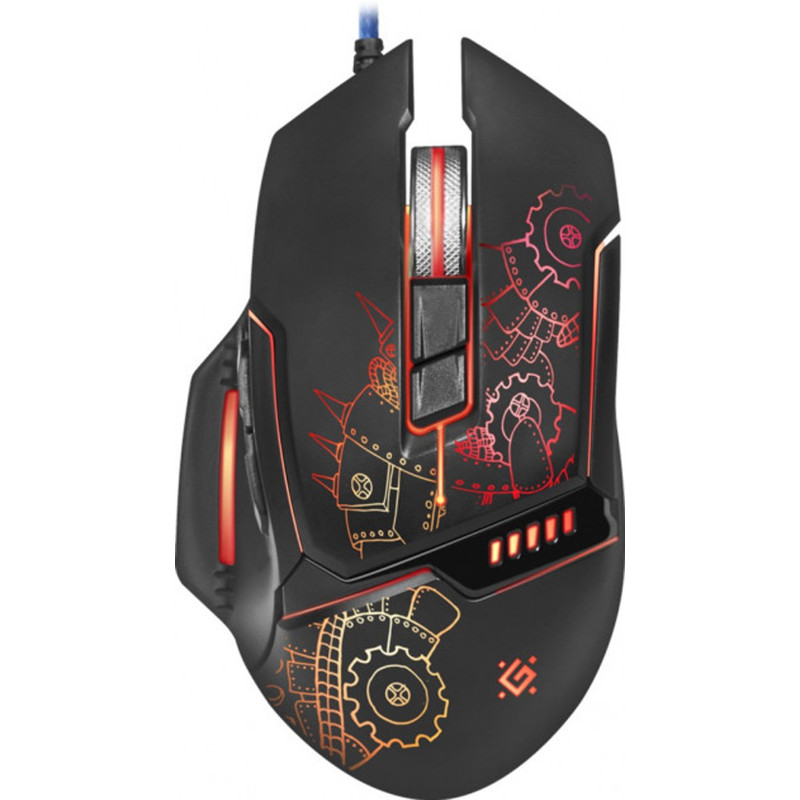 Мишка Defender Kill'em All GM-480L, ігрова, 3200dpi., 8кн.
