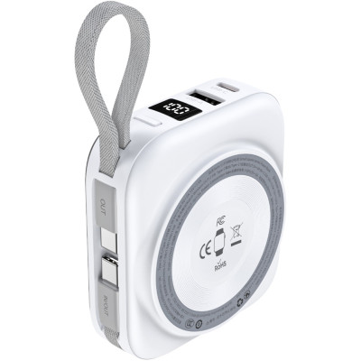 УМБ Choetech Magnetic Wireless 10000mAh 22,5W PD USB-A,USB-C,build-in USB-C,Apple Watch charger