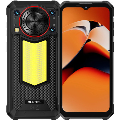 Смартфон Oukitel wp53s 6.52"HD /4GB/128GB/ T615 /11000mAh /13+5Мп/ IP69K /NFC/Ліхтарик Black