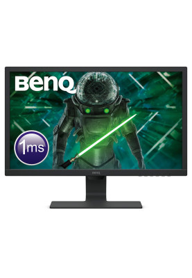 Монітор TFT 24" BenQ GL2480, 1ms (GTG), D-sub, HDMI, DVI-D, чорний