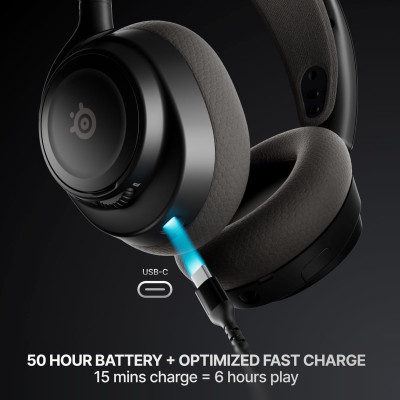 Ігрова гарнітура SteelSeries Arctis Nova 7X Gen 2 Wireless Black PC/PS/SW/MAC/MOB Ігрова гарнітура SteelSeries Arctis Nova 7X Gen 2 Wireless Black PC/PS/SW/MAC/MOB