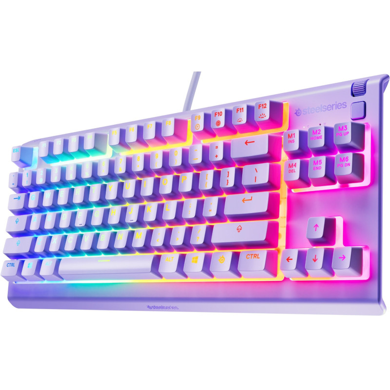 Клавіатура ігрова SteelSeries Apex 3 TKL UA  Lavender