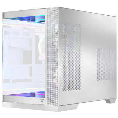 Корпус Modecom VOLCANO PANORAMA APEX ARGB 5F MIDI WHITE без БЖ ATX