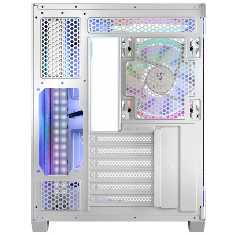 Корпус Modecom VOLCANO PANORAMA APEX ARGB 5F MIDI WHITE без БЖ ATX