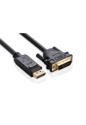 Кабель DisplayPort M-DVI-D 25 M 2 м. V1.2, DP103 чорний UGREEN