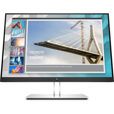 TFT 24'' HP E24i G4, WUXGA, VGA, HDMI, DP, USB-hub, HAS, Pivot, чорно-сріблястий
