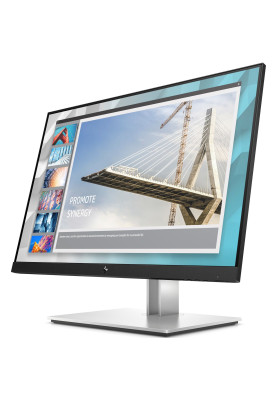 TFT 24'' HP E24i G4, WUXGA, VGA, HDMI, DP, USB-hub, HAS, Pivot, чорно-сріблястий