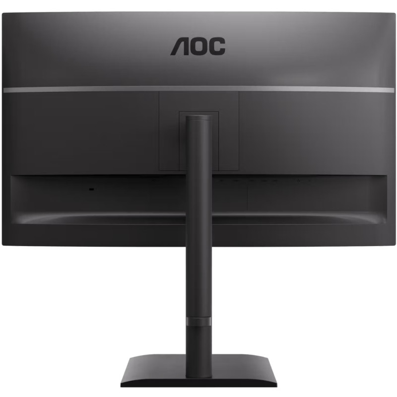 TFT 27" AOC U27E4CV, 4K UHD, IPS, 2xHDMI, DP, USB-C, RJ-45, USB hub, HAS, Pivot,  кол., чорний