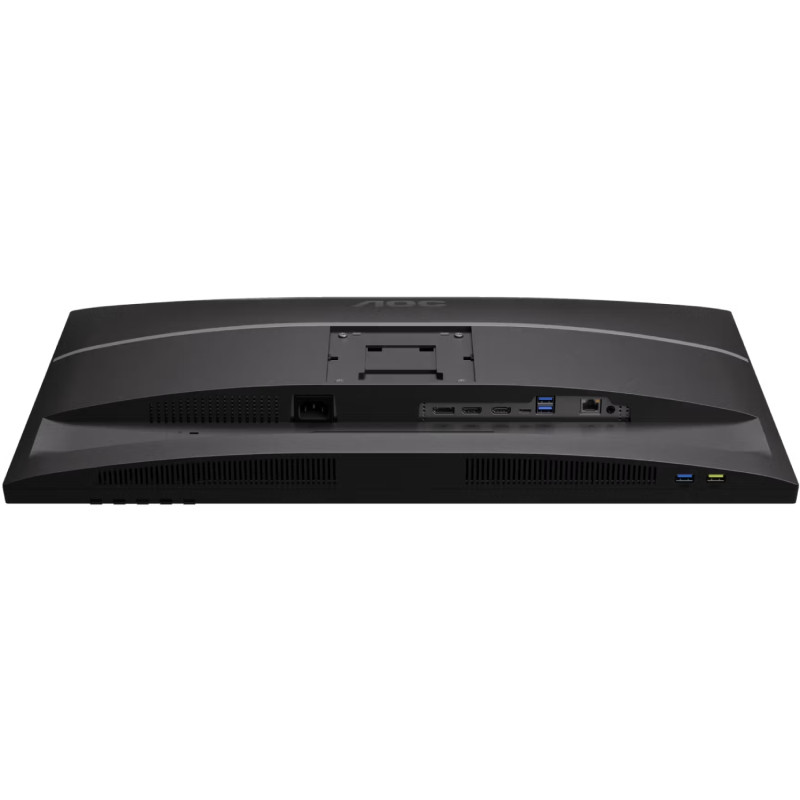 TFT 27" AOC U27E4CV, 4K UHD, IPS, 2xHDMI, DP, USB-C, RJ-45, USB hub, HAS, Pivot,  кол., чорний