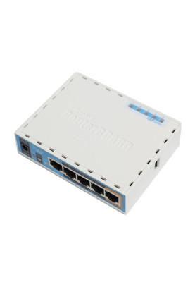 Маршрутизатор Mikrotik RB951Ui-2ND hAP with 650MHz CPU, 64MB RAM, 5xLAN, built-in 2.4Ghz 802.11b/g/n
