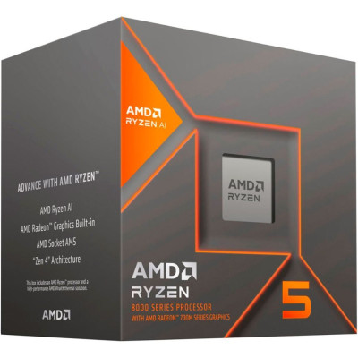 AMD Ryzen 5 6C/12T 8500G (3.8/5.0GHz Max, 22MB,65W,AM5) box, with Radeon Graphics