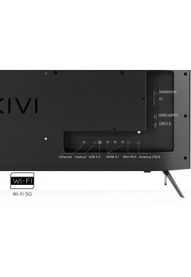 TV 50 Kivi 50U760QB UHD/DLED/T2/Android 11/2 x 12W/HDMI/Wi-Fi/VESA 200x200 M6/Black
