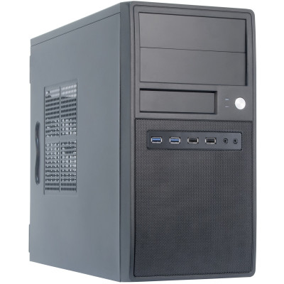 Корпус Chieftec MESH CT-04B-OP, без БЖ, 2xUSB3.0+2xUSB2.0, mATX, Black