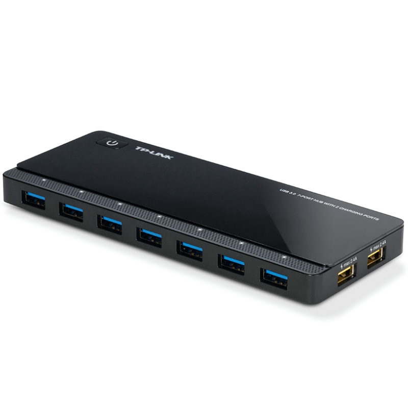 Концентратор TP-Link UH720 USB-A >7xUSB3.0/2xUSB3.0 (Швидка зарядка)