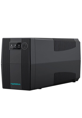 ДБЖ Marsriva MR-UF600, 600ВА/360Вт, Line-Interactive, LED version, 2хSchuko, 1*12V/7Ah